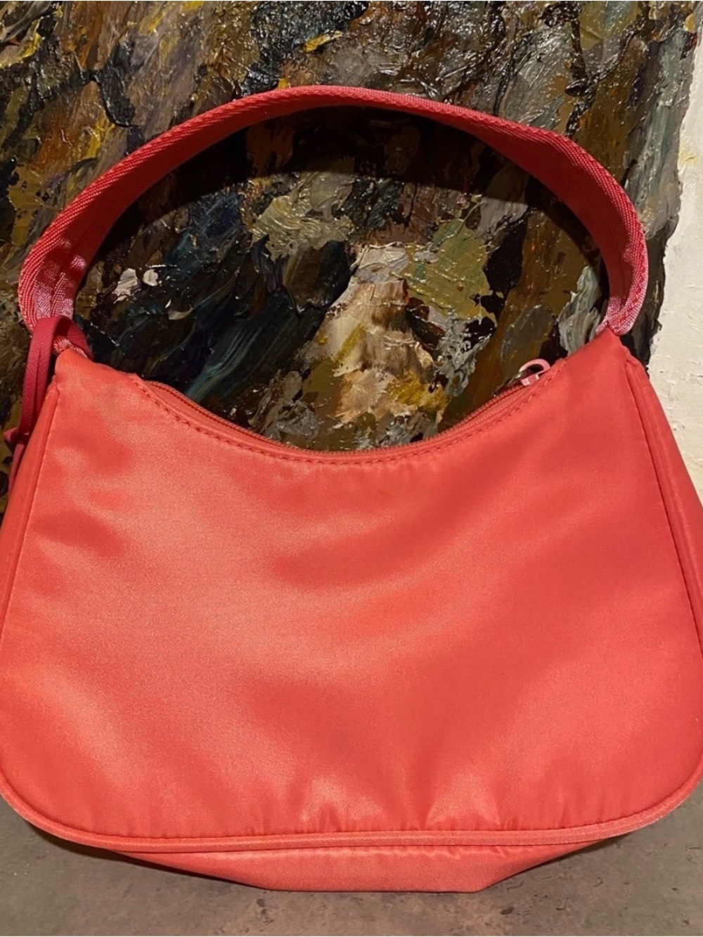 Pink Fashion Nylon Handbag - Picture 3 of 6